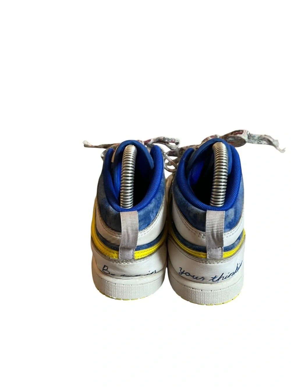 Air Jordan 1 Mid Sneaker School Be Tall In Your Thinking Preschool Edition 3Y
